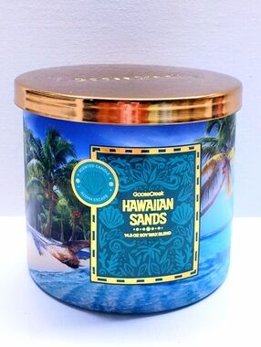 Goose Creek HAWAIIAN SANDS Large 3-Wick Scented Candle, 14.5 Oz